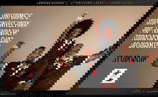 Vasco homenageia os Camisas Negras em 3º uniforme