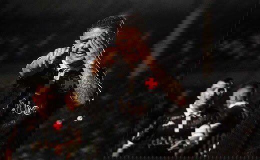 Vegetti comemorando gol contra o Coritiba