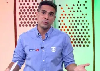 Equipe responsável pela transmissão de Bahia x Vasco