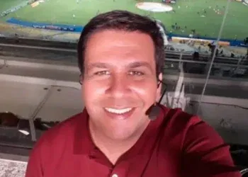 Equipe responsável pela transmissão do jogo Vasco x Corinthians