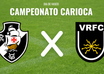 Intervalo no Kleber Andrade; Vencedores do empate: Vasco e Volta Redonda vão para o intervalo sem gols, 0 a 0