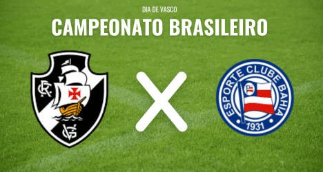 Campeonato Brasileiro entre Vasco e Bahia.