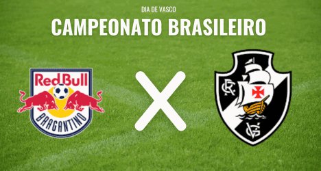 Red Bull Bragantino e Vasco da Gama jogando no estádio.