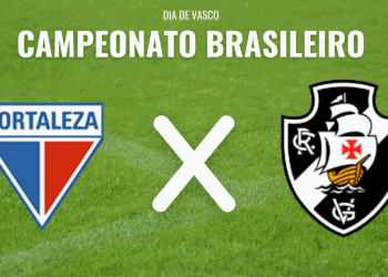 Intervalo no Castelão; Vasco está em desvantagem contra o Fortaleza, que lidera por 1 a 0.