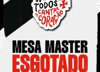 Setor ‘mesa master’ do show de aniversário do Vasco esgotado