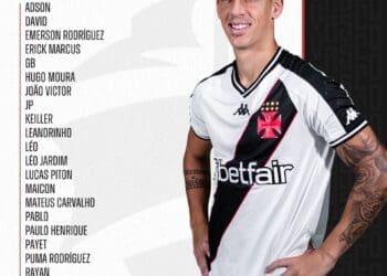 Vasco anuncia os convocados para a partida contra o Criciúma e atualiza sobre a situação de Coutinho, Alex Teixeira e Vegetti.