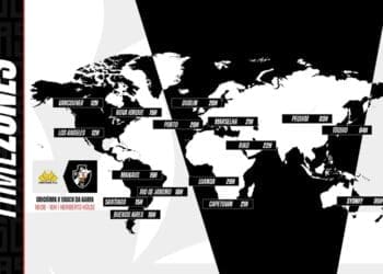 Vasco divulga horário da partida contra o Criciúma em diferentes fusos horários ao redor do mundo