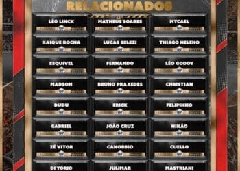 Relacionados do Athletico-PR para a partida diante do Vasco