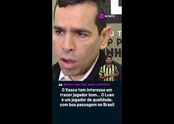 Marcelo Sant’Ana confirma interesse do Vasco em Luan Peres: “Ele é um reforço de qualidade”