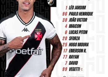 Vasco define sua formação para o duelo com o Vitória: Paulo Henrique, Sforza e David começam como titulares, enquanto Payet inicia no banco.