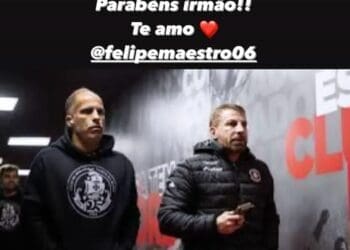 Pedrinho celebra aniversário de Felipe, seu companheiro no Vasco, dentro e fora de campo