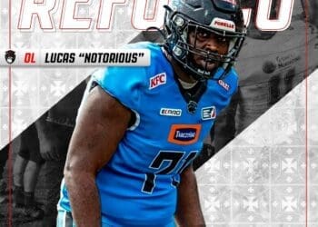 Notorious chega para reforçar o Vasco Almirantes no Futebol Americano