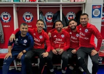 Fotos exclusivas de Jean David nos treinos da Seleção Chilena