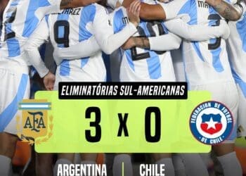 Chile perde para a Argentina por 3 a 0 com Jean David no banco: resumo das Eliminatórias da Copa do Mundo