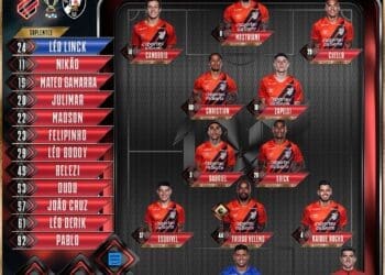 Confira a formação do Athletico-PR para o confronto com o Vasco; o ex-jogador do Vasco, Madson, figura entre as alternativas no banco.