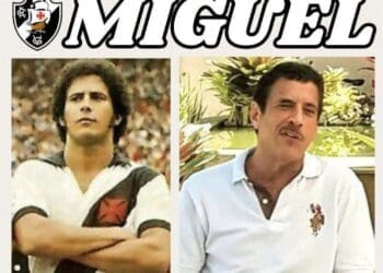 Ex-zagueiro Miguel, que conquistou o Campeonato Brasileiro pelo Vasco em 1974, celebra seus 75 anos.