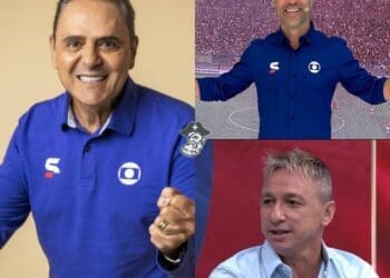 Confira os profissionais que irão atuar na transmissão de Vasco x Palmeiras na televisão.