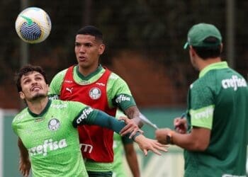 Sem Estêvão, Palmeiras deve contar com Rony ou Raphael Veiga no time titular para o confronto contra o Vasco neste domingo.