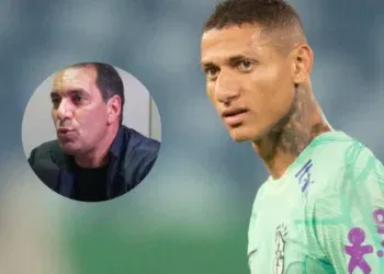 Edmundo anuncia que o Vasco planeja a contratação de 4 reforços de destaque; Richarlison figura entre os nomes cogitados.