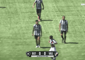 Sub-23: Jogo no Engenhão em pausa; Vasco e Botafogo seguem empatados sem gols, 0 a 0.