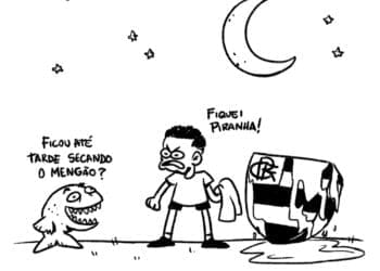 Charge de torcedor vascaíno ironiza eliminação do Flamengo na Libertadores; confira