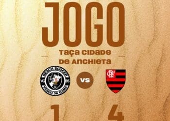 Beach Soccer: Vasco é derrotado pelo Flamengo e se prepara para o confronto contra o Botafogo neste sábado às 9h na Taça Cidade de Anchieta