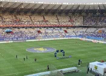 Léo Jardim é ovacionado pelos torcedores no Mineirão.