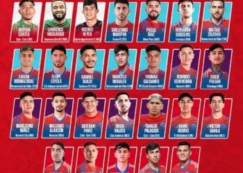 Jean David ficará de fora dos jogos das Eliminatórias de outubro pelo Chile; Atlético-MG contará com Vargas convocado.