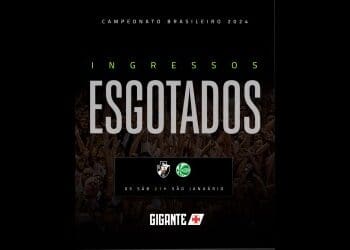 INGRESSOS PARA VASCO X JUVENTUDE SE ESGOTARAM