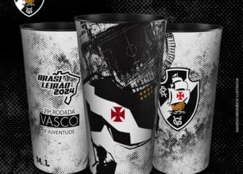 Veja o copo que estará à venda neste sábado em São Januário.