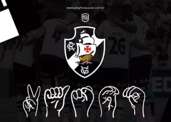 Vasco dá início ao leilão de camisas do jogo contra o Juventude em homenagem ao Dia Nacional dos Surdos