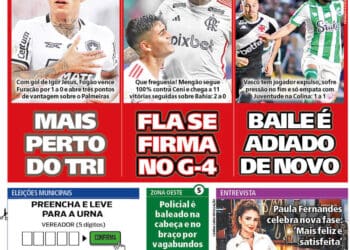 Veja as capas dos jornais após Vasco 1 a 1 com o Juventude