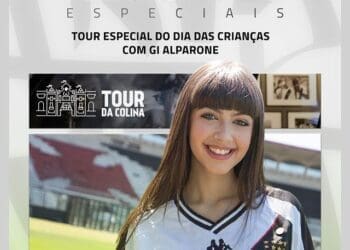 São Januário contará com uma edição especial do Tour da Colina em homenagem ao Dia das Crianças, com a presença de Gi Alparone.
