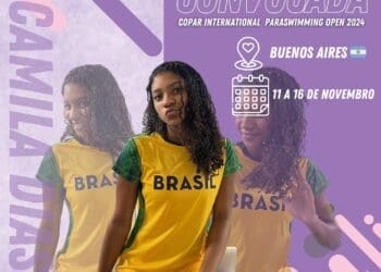 Natação Paralímpica: Camila Dias competirá no Copar Internacional Open em Buenos Aires