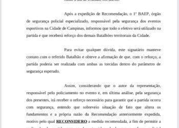 Ministério Público de SP revê posicionamento sobre São Paulo x Vasco e permite partida com presença de ambas as torcidas