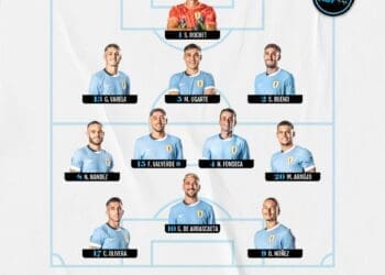 Puma Rodríguez inicia como reserva no confronto entre Peru e Uruguai.