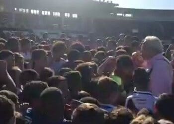 Euriquinho compartilha vídeo de Eurico Miranda interagindo com crianças em São Januário; confira.