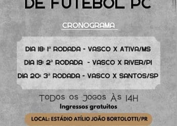 Futebol Paralímpico: A equipe do Vasco começa sua participação no Campeonato Brasileiro nesta sexta-feira em São José dos Pinhais (PR); confira a tabela.