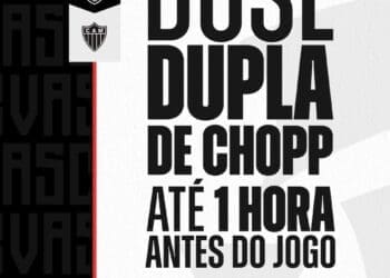 Vasco revela promoção de dose dupla de chopp das 15h30 às 17h30 neste sábado em São Januário