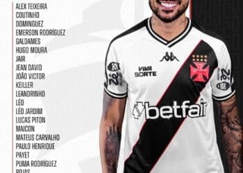 Vasco anuncia os jogadores convocados para a partida contra o Cuiabá; Jair é a principal novidade.