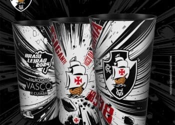 Confira o copo que será vendido nesta quinta-feira em São Januário.