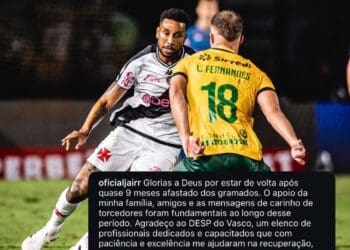 Jair compartilha sua experiência sobre o retorno aos campos depois de quase 9 meses.