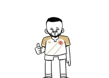 Confira a charge do Rossi apresentando a nova camisa 3.