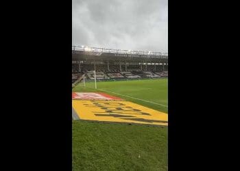 Chuva em São Januário neste momento; assista ao vídeo