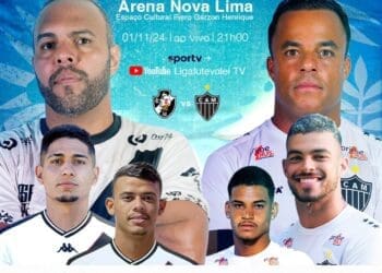 Futevôlei: Na 6ª-feira, às 21h, o Vasco se confronta com o Atlético-MG na 7ª rodada da Liga Nacional, em Nova Lima.