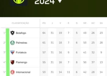 Com a confirmação do duelo entre Atlético-MG e Botafogo na final da Libertadores, o G6 do Campeonato Brasileiro se transforma em G7.