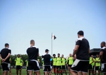 Vasco compartilha imagem do time no CT Moacyr Barbosa