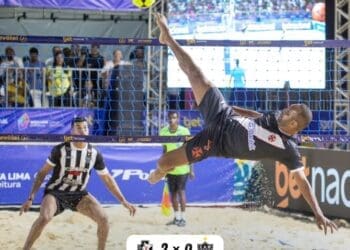 Futevôlei: Vasco derrota o Atlético-MG por 2 a 0 na 7ª rodada da Liga Nacional
