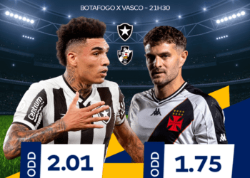 Confira as odds das casas de apostas para Botafogo x Vasco