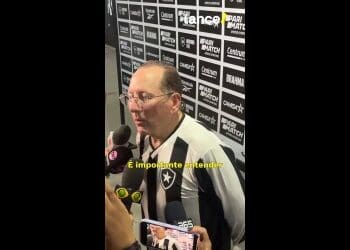 Veja a entrevista de John Textor após o clássico, onde ele comenta a possibilidade de ceder o Engenhão ao Vasco.